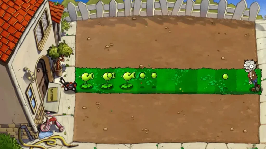Screenshot of Plants vs Zombies Free
