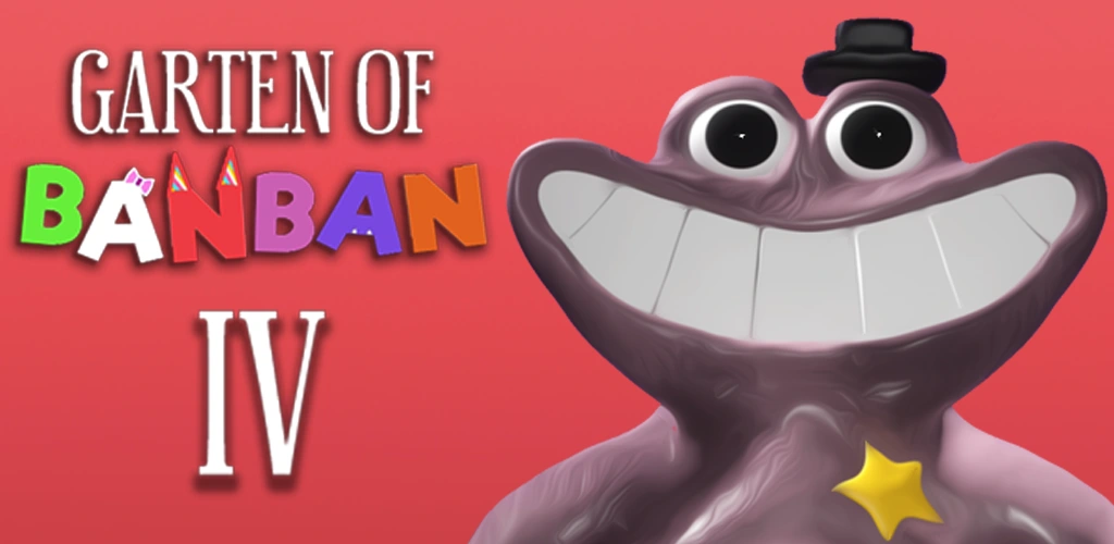 garten of banban 4 banner apk title design